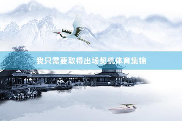 我只需要取得出场契机体育集锦