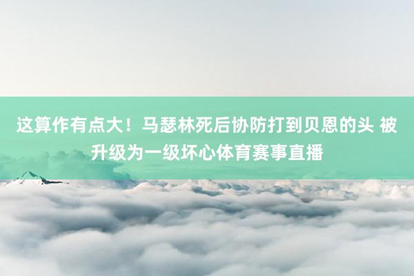 这算作有点大！马瑟林死后协防打到贝恩的头 被升级为一级坏心体育赛事直播