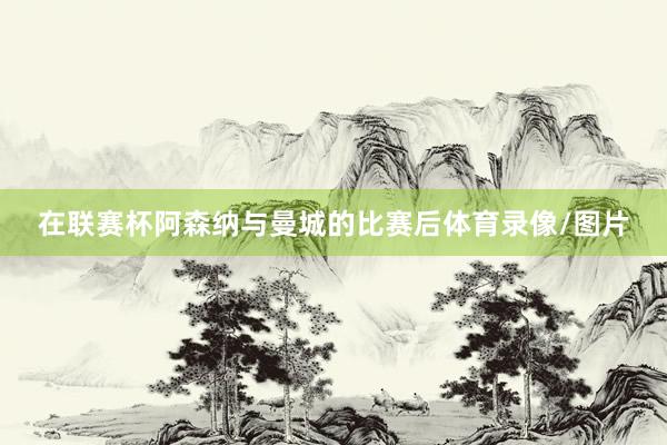 在联赛杯阿森纳与曼城的比赛后体育录像/图片