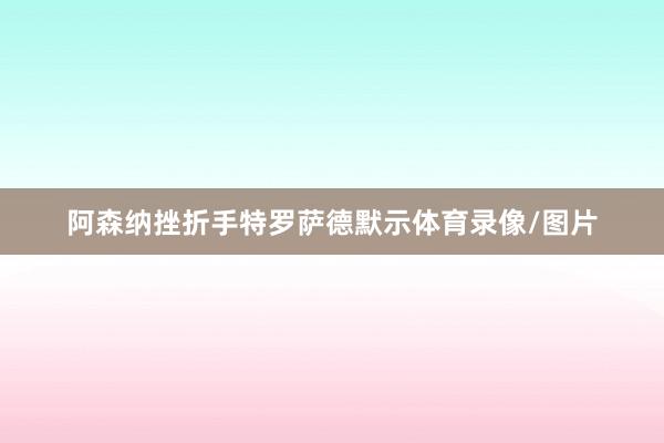 阿森纳挫折手特罗萨德默示体育录像/图片
