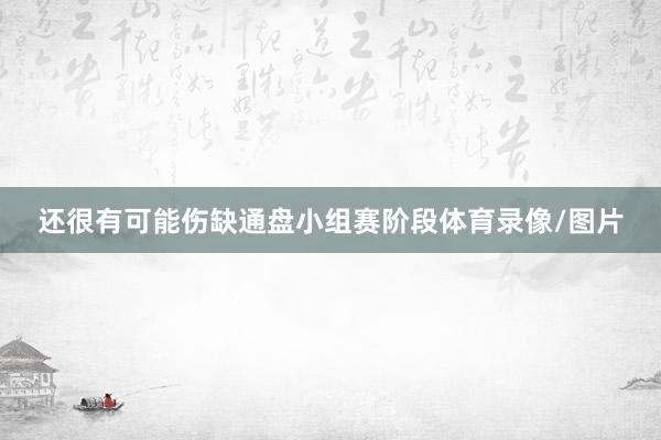 还很有可能伤缺通盘小组赛阶段体育录像/图片